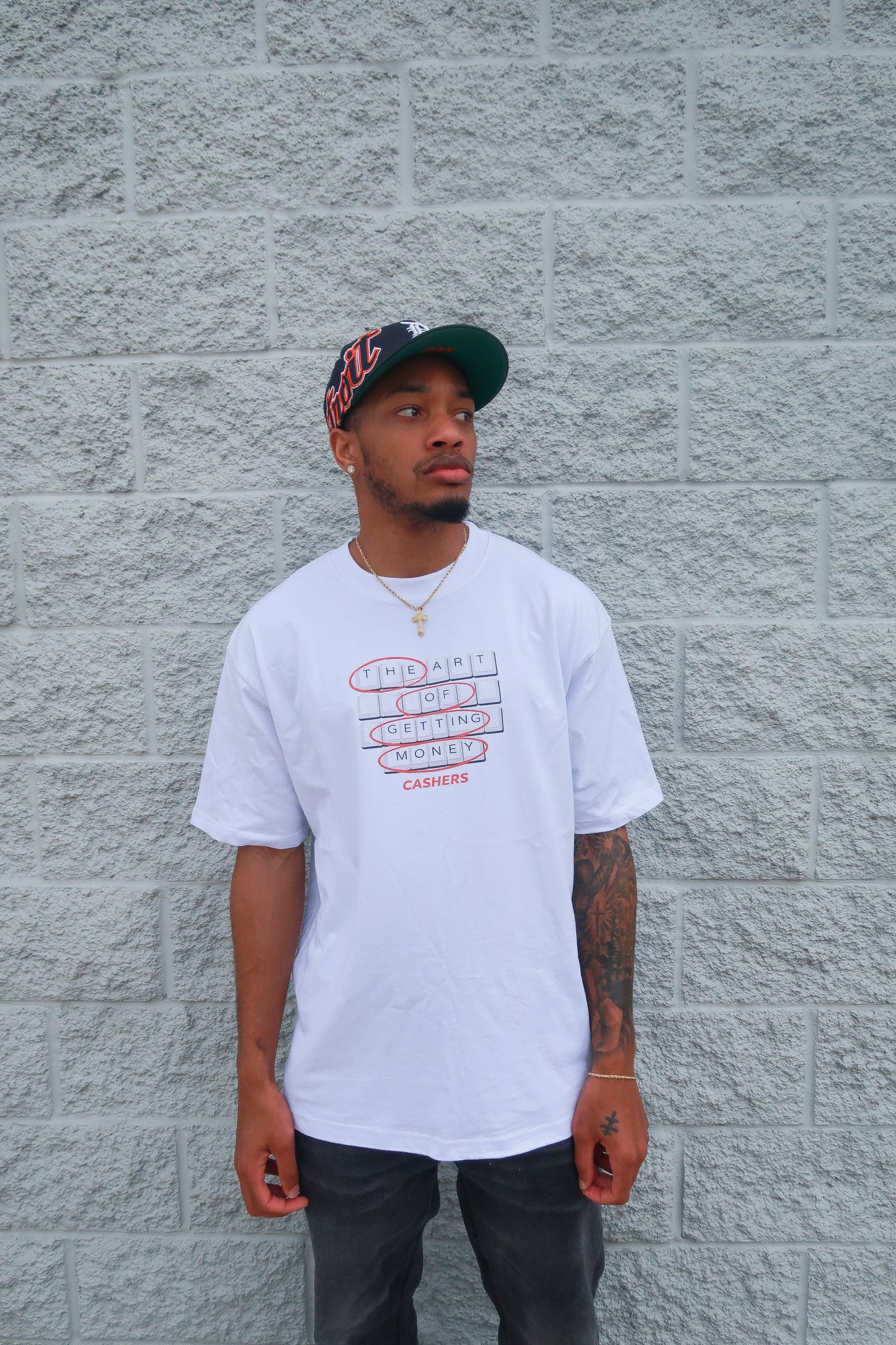 CASHERS SCRABBLE TEE